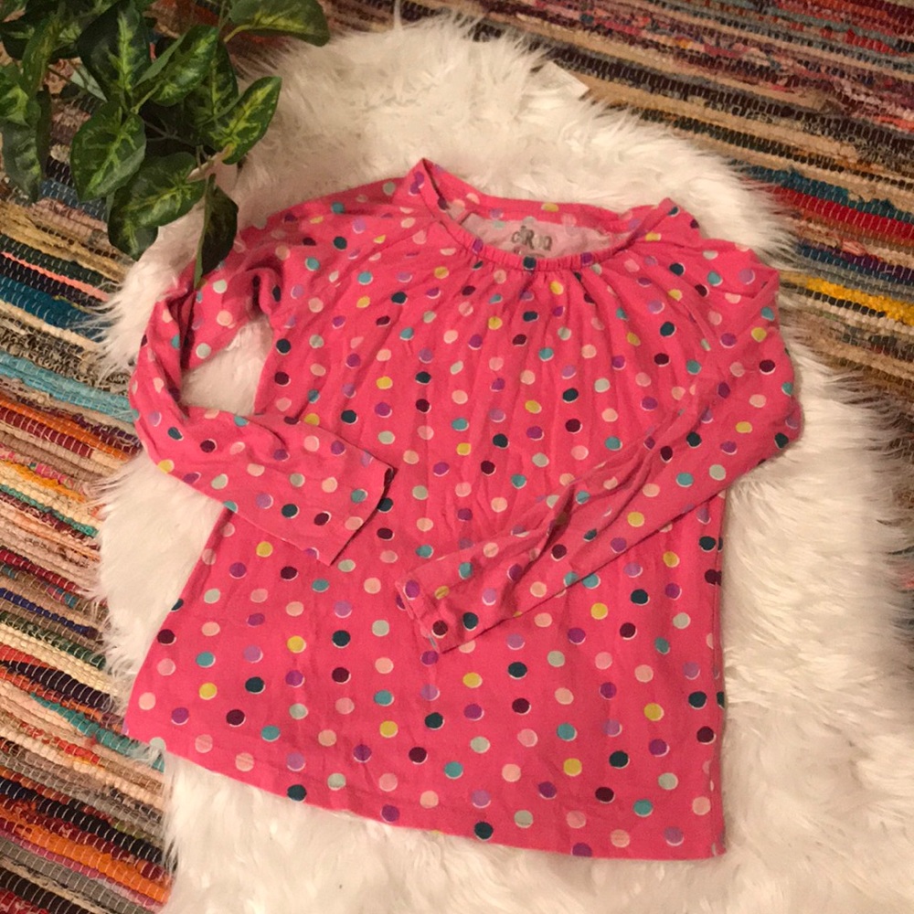 Girls Polka dotted Top Size L (10-12)